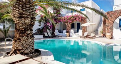 Lees alles over Hotel Arion Bay in de plaats Kamari op Santorini voor je vakantie in 2027