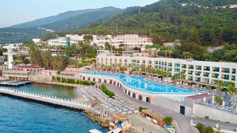 Lees alles over Hotel Blue Dreams  in de plaats Torba op Egeïsche Kust voor je vakantie in 2025