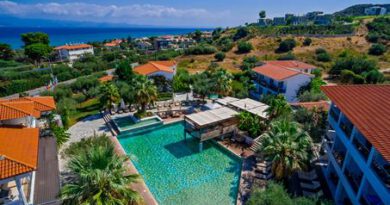 Lees alles over Hotel Flegra Palace  in de plaats Pefkochori op Chalkidiki voor je vakantie in 2025