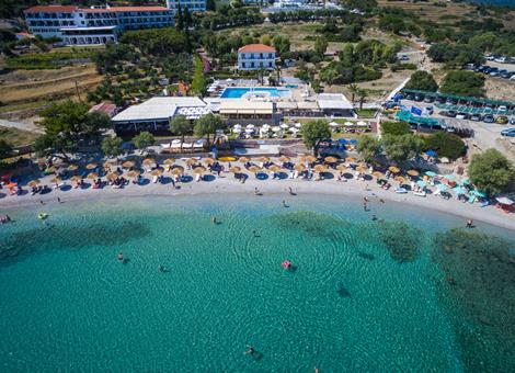 Lees alles over Hotel Glicorisa Beach in de plaats Pythagorion op Samos voor je vakantie in 2027