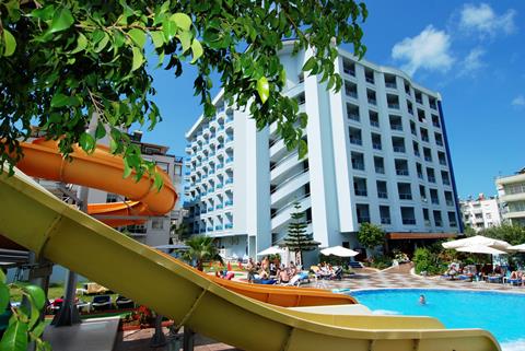 Lees alles over Hotel Grand Zaman Garden  in de plaats Alanya op Turkse Rivièra voor je vakantie in 2025