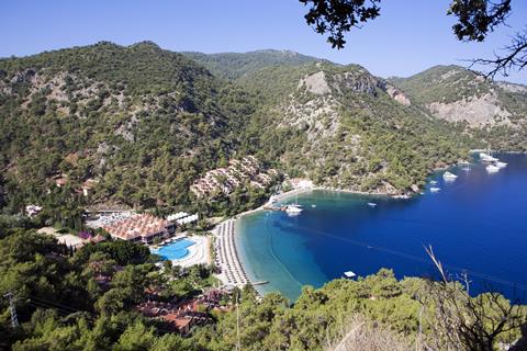 Lees alles over Hotel Hillside Beach Club  in de plaats Fethiye op Lycische Kust voor je vakantie in 2025
