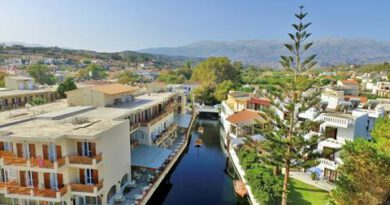 Lees alles over Hotel Kalyves Beach  in de plaats Kalives op Kreta voor je vakantie in 2025