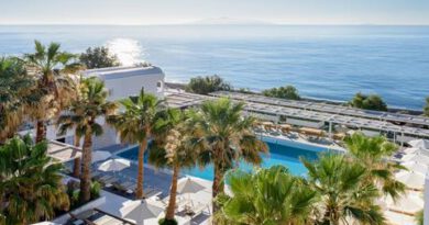 Lees alles over Hotel Kamari Beach in de plaats Kamari op Santorini voor je vakantie in 2027