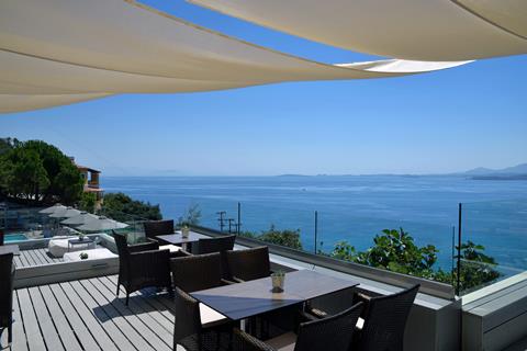 Lees alles over Hotel Marilena Sea View  in de plaats Pyrgi op Corfu voor je vakantie in 2025