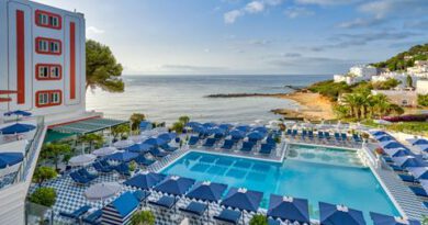 Lees alles over Hotel Mongibello  in de plaats Santa Eulalia op Ibiza voor je vakantie in 2025