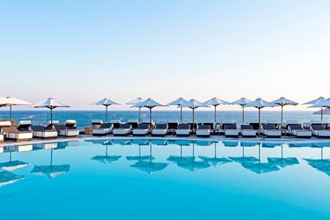 Lees alles over Hotel Myconian Imperial  in de plaats Elia Beach op Mykonos voor je vakantie in 2025