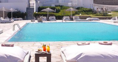 Lees alles over Hotel Mykonos Bay in de plaats Mykonos stad op Mykonos voor je vakantie in 2027
