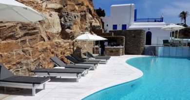 Lees alles over Hotel Mykonos Beach  in de plaats Mykonos stad op Mykonos voor je vakantie in 2025