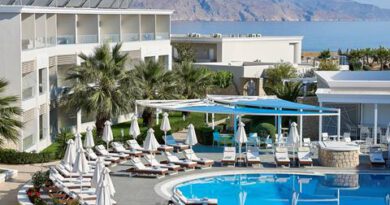 Lees alles over Hotel Mythos Palace  in de plaats Georgioupolis op Kreta voor je vakantie in 2025