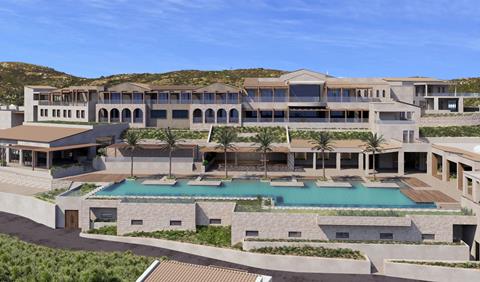 Lees alles over Hotel Oros Luxury Beach Resort  in de plaats Rethymnon op Kreta voor je vakantie in 2025