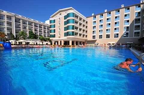 Lees alles over Hotel Pasa Beach in de plaats Marmaris op Lycische Kust voor je vakantie in 2027