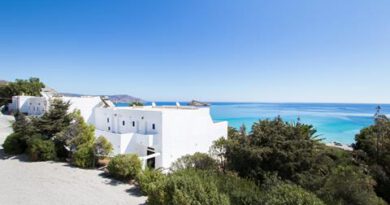 Lees alles over Hotel Poseidon Blue Gastronomy  in de plaats Afiartis op Karpathos voor je vakantie in 2025