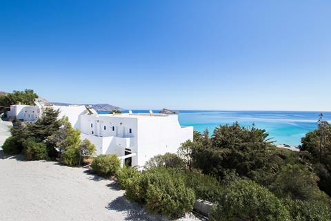 Lees alles over Hotel Poseidon Blue Gastronomy  in de plaats Afiartis op Karpathos voor je vakantie in 2025