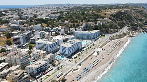 Lees alles over Hotel Rhodos Horizon Blu  in de plaats Rhodos stad op Rhodos voor je vakantie in 2025
