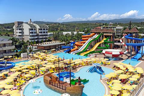 Lees alles over Hotel SPLASHWORLD Eftalia Splash Resort in de plaats Alanya op Turkse Rivièra voor je vakantie in 2027