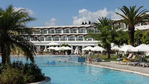 Lees alles over Hotel SPLASHWORLD Sun Palace  in de plaats Faliraki op Rhodos voor je vakantie in 2025