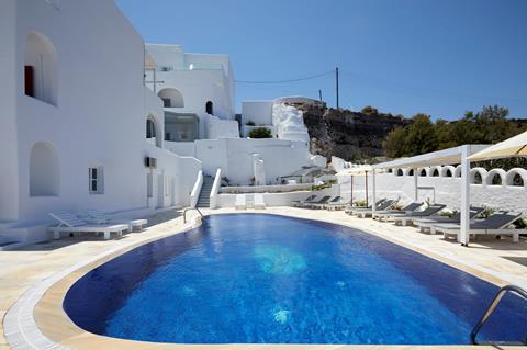 Lees alles over Hotel Santorini View  in de plaats Akrotiri op Santorini voor je vakantie in 2025