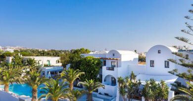 Lees alles over Hotel Strogili in de plaats Kamari op Santorini voor je vakantie in 2027