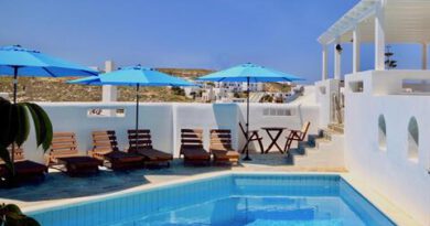 Lees alles over Hotel Sunrise in de plaats Naoussa op Paros voor je vakantie in 2027