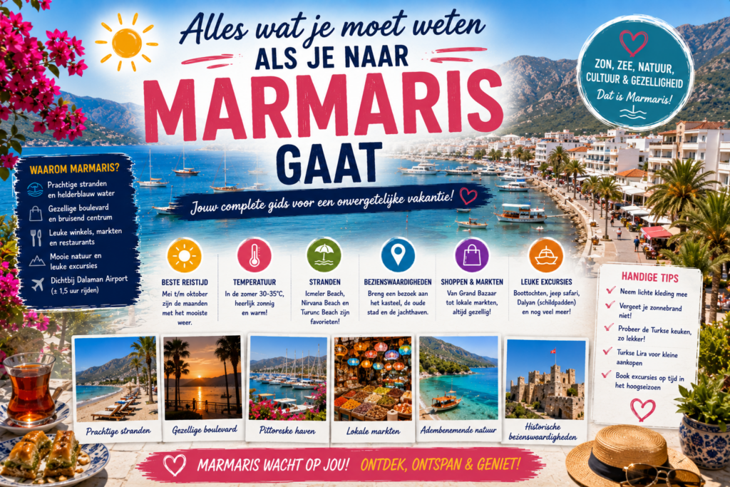 Alles wat je moet weten als je naar Marmaris gaat