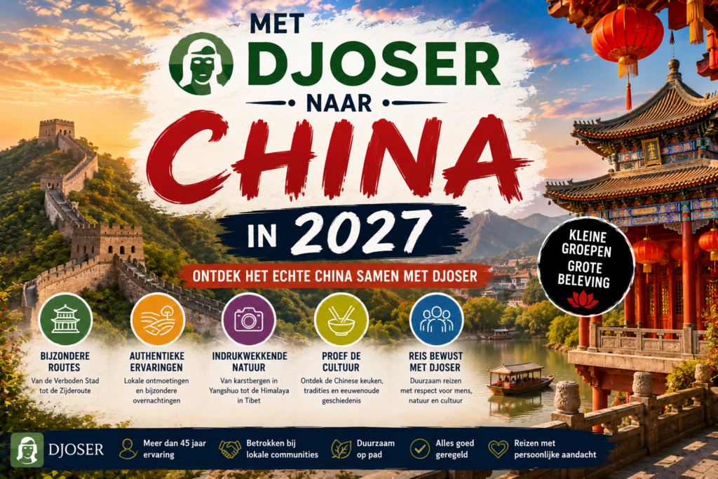 Met Djoser naar China in 2027