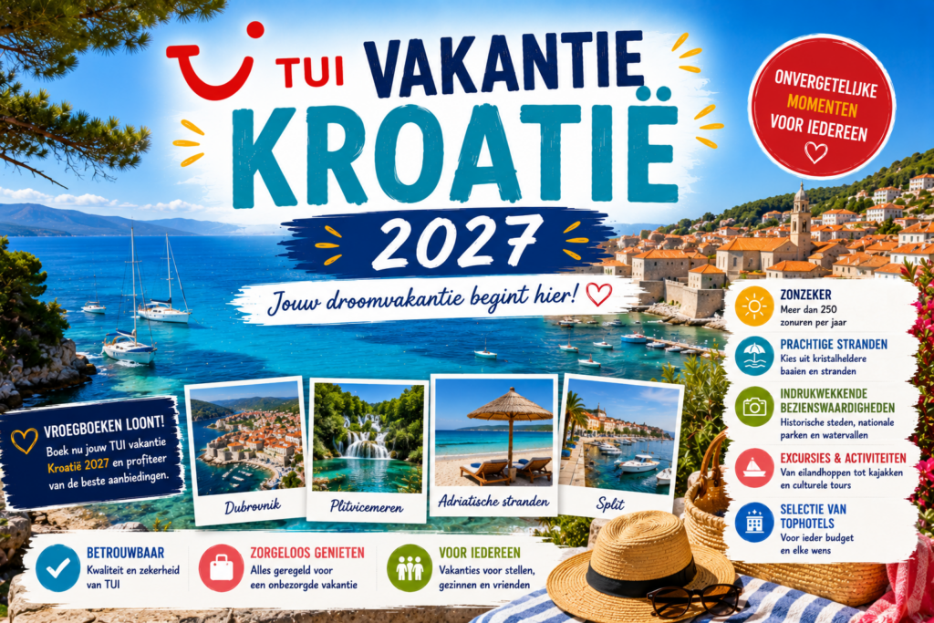 Vakantiegids TUI Vakantie Kroatië 2027