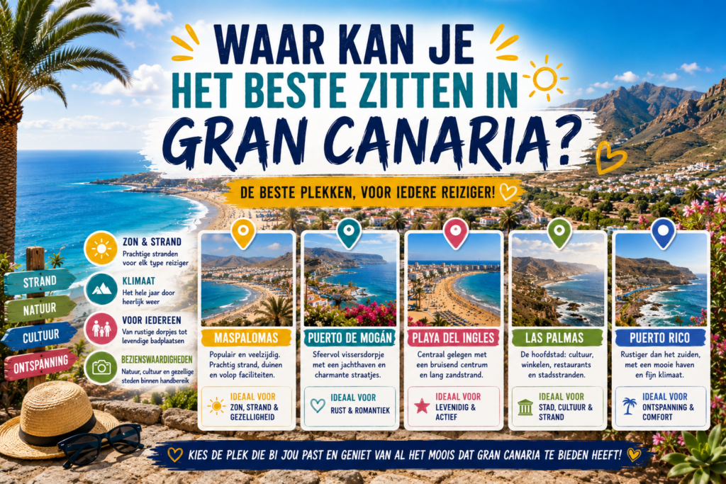 Waar kan je het beste zitten in Gran Canaria in 2027