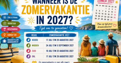Wanneer is de zomervakantie 2027? - schoolvakanties