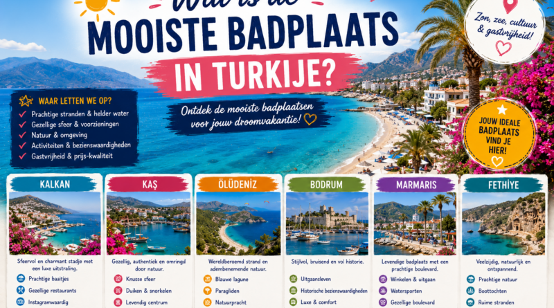 Wat is de mooiste badplaats in Turkije? e leest het hier