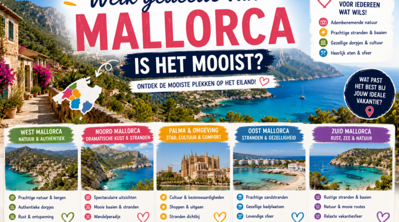Welk gedeelte van Mallorca is het mooist? We vertellen het je graag