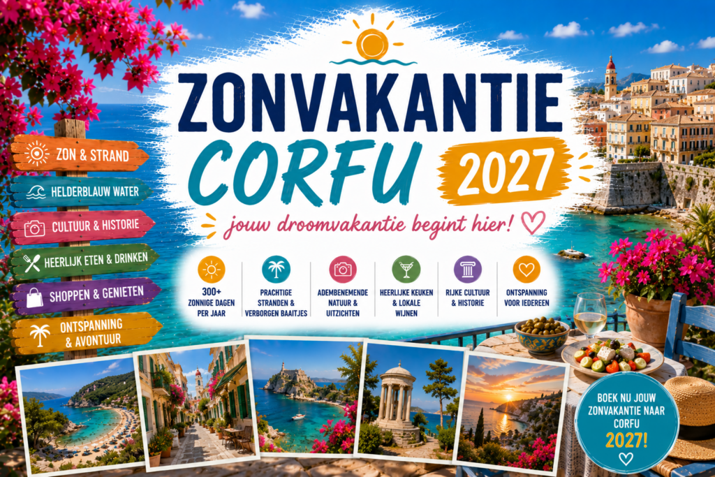 Zonvakantie Corfu 2027 boeken