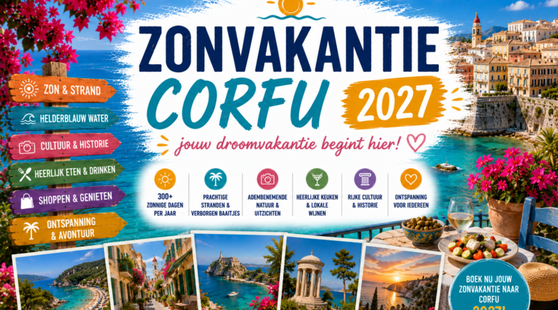 Zonvakantie Corfu 2027 boeken