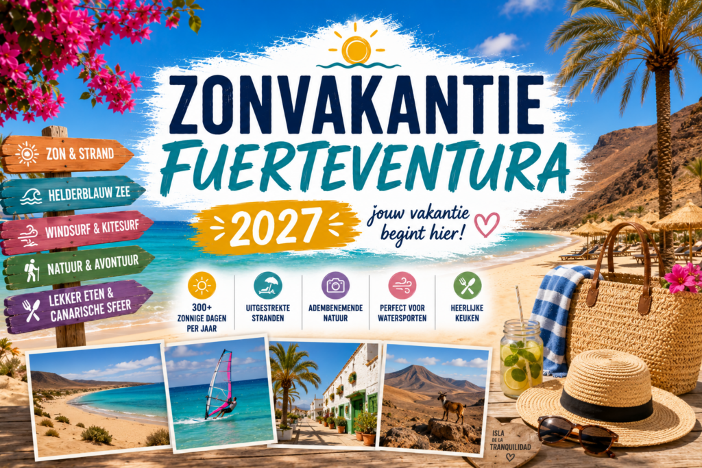 Zonvakantie Fuerteventura 2027 boeken
