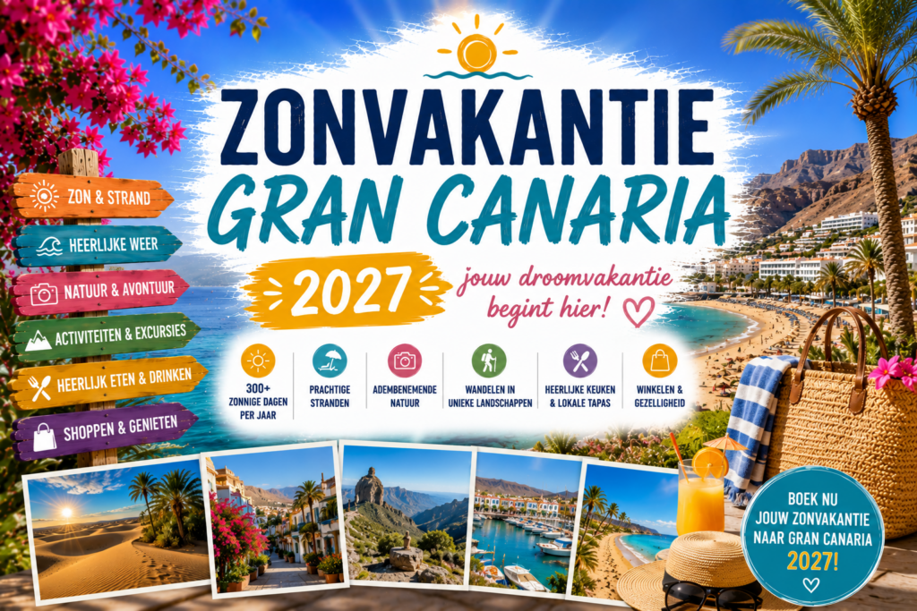 Zonvakantie Gran Canaria 2027 boeken