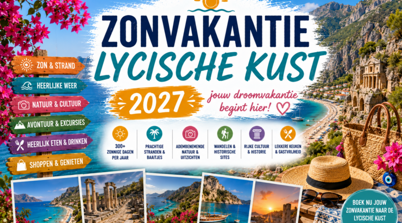 Zonvakantie Lycische Kust 2027 boeken