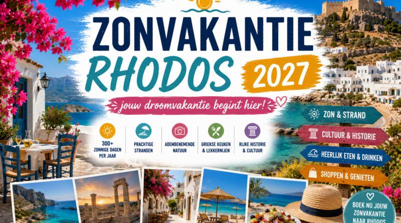Zonvakantie Rhodos 2027 boeken