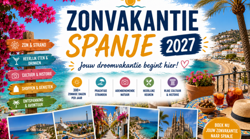 Zonvakantie Spanje 2027 boeken