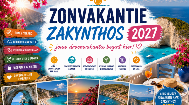 Zonvakantie Zakynthos 2027 boeken