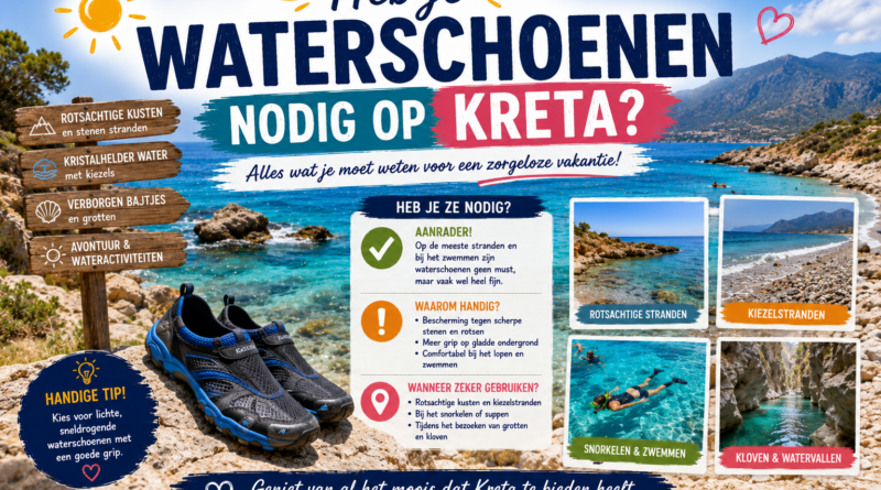 Heb je waterschoenen nodig op Kreta? Wij geven het antwoord